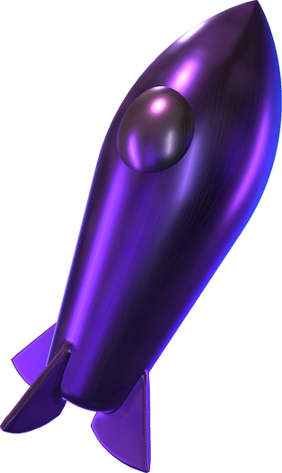 3D Metallic Rocket